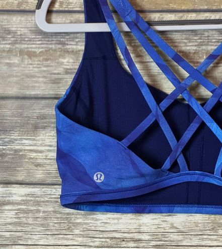 Lululemon Free To Be Tranquil Sports Bra Luxtreme Midnight Tulle