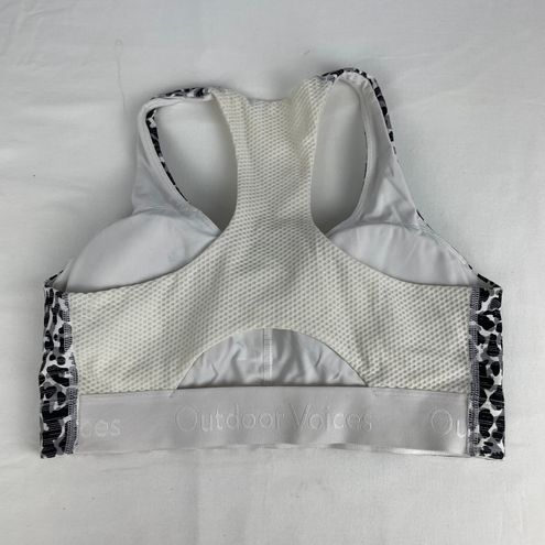 Outdoor Voices, Intimates & Sleepwear, Outdoor Voices Doing Things Sports  Bra Snow Leopard