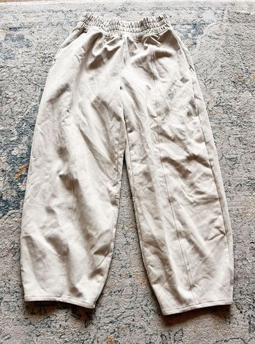 High Waisted Dynamic Fleece Barrel Leg Sweatpants for Women｜TikTok Search