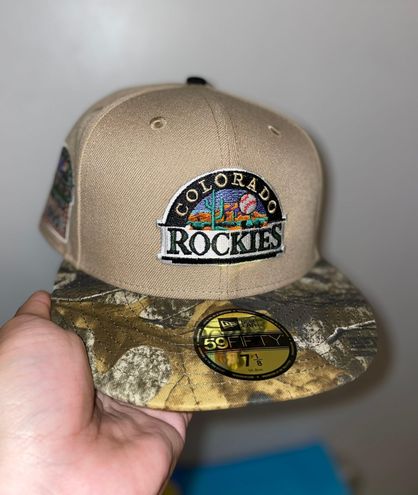 Topperz Store Fitted Hat Exclusive New Era Colorado Rockies size 7