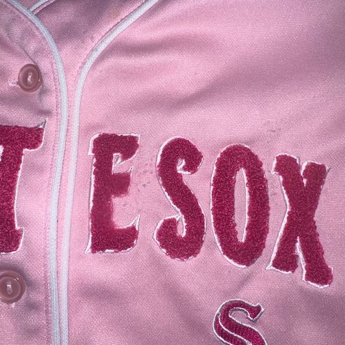 MLB Pink White Sox Jersey Size L - $39 - From Telsey