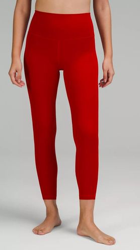 NWT Lululemon Lunar New Year Align High Rise Pant 25” Dark Red