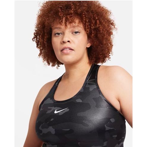 Nike Dri-FIT Swoosh Women's Medium-Support (Camo Shine) Sports Bra (Plus  Size) 2X