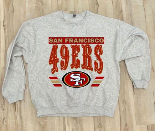 Boutique San Francisco 49ers Sweatshirt Gray Size XL - $35 New With Tags -  From Brandie