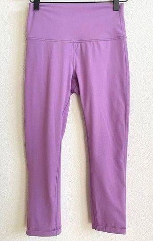 Lululemon Align High Rise 21 Cropped Leggings Wisteria Purple