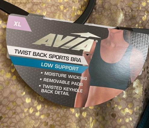 Avia Women's Low Support Twist Back Sports Bra 