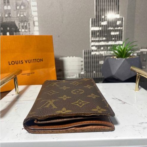 Louis Vuitton Monogram Long Bifold Check Wallet