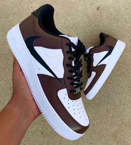 travis scott air force 1 brown