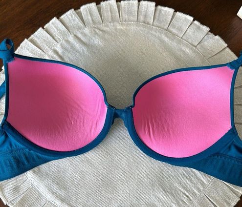 PINK - Victoria's Secret Teal Wear Everywhere Push Up Bra 32C