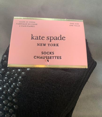 Kate Spade Barre Socks Black - $24 New With Tags - From Carson