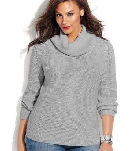 Grey Chunky Waffle Knit