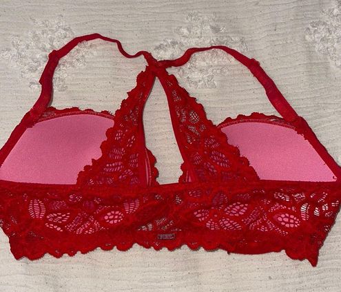 Victoria's Secret Victoria Secret Red Date Racerback Push Up Bra Size 32 D  - $13 (74% Off Retail) - From halie