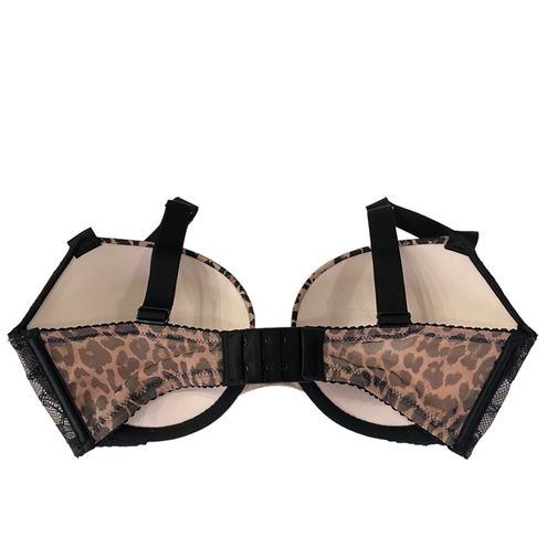 Victoria's Secret VERY SEXY Shine strap Leopard print satin push up bra NEW  32DD Size undefined - $40 New With Tags - From Elizabeth