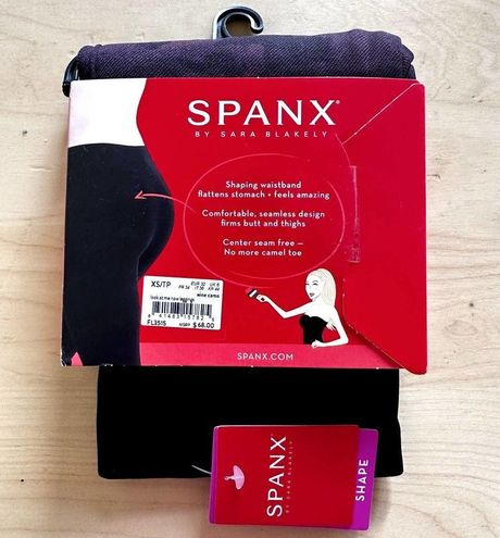 Spanx Look At Me Now Leggings Seamless Shaping High Rise Wine Camo XS NWT - $58  New With Tags - From Pearl