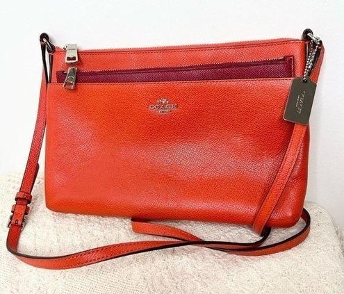 Coach Crossgrain Leather Pouch Bag