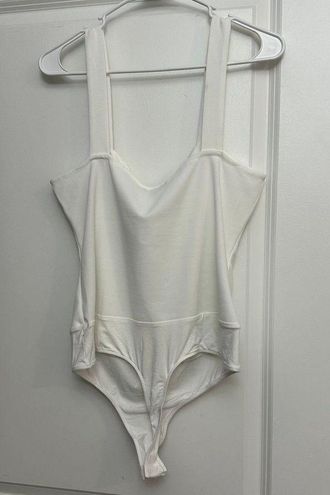 Symbolize White Sleeveless Bodysuit