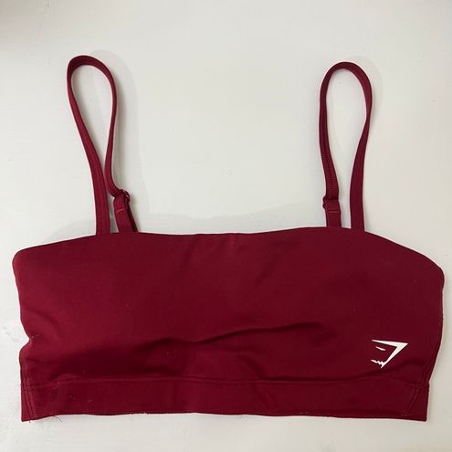 Gymshark Bandeau Sports Bra Red Size XS - $30 - From Bella