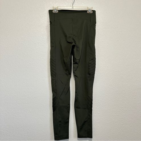All In Motion High-Waisted Moto 7/8-Length Street Leggings Textured Design  Army Green medium - $23 - From ANT Tribe