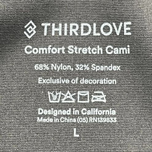 Thirdlove Comfort Stretch Cami Black Stretch Layering Minimalist Women's L  Size L - $19 - From Jeannie