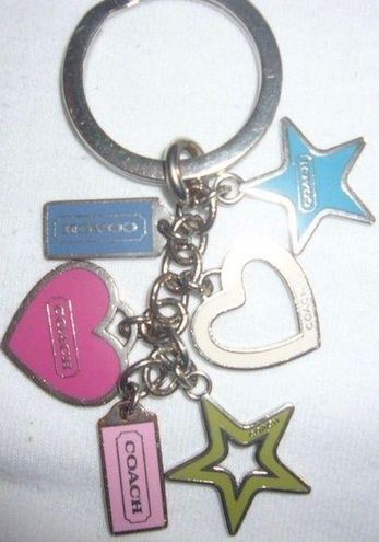 Coach Heart Key Chain