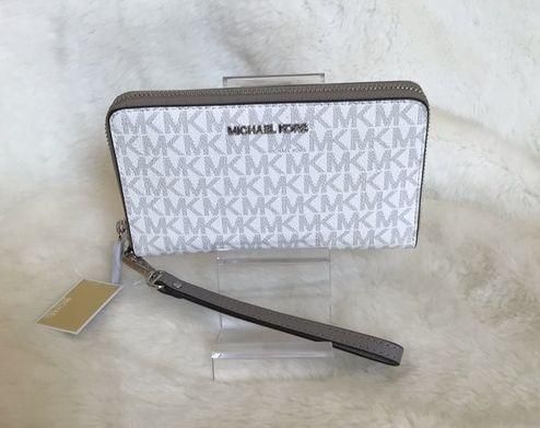 Michael Kors, Bags, Michael Kors Crossbody Wallet Cell Phone Holder Blue