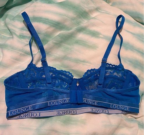 Lounge Blossom Balcony Bra in Cobalt Blue Size 34 A - $15 (75% Off