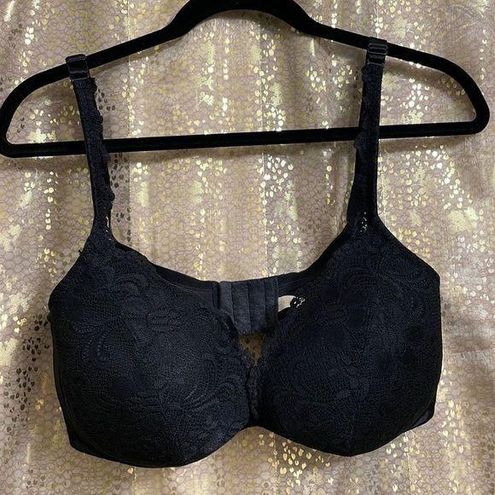 Cacique Lane Bryant black lace underwire bra, size 40DD Black - $23 - From  Jessica