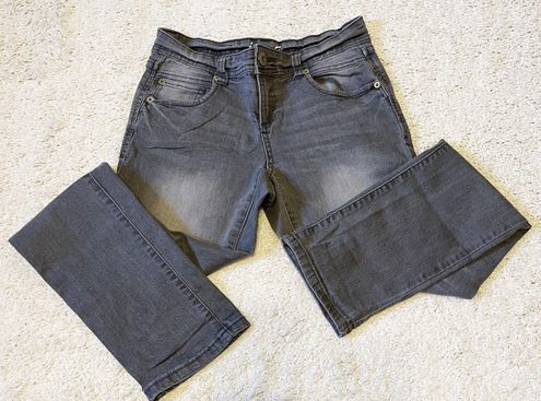 INC Denim Straight Leg Regular Fit Gray 
