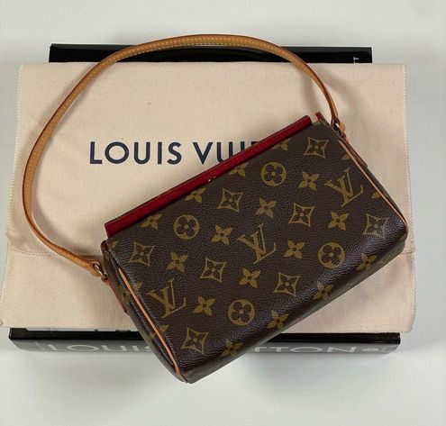 Louis Vuitton Recital Handbag Monogram Canvas Brown 2398091