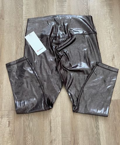 Lululemon Align Pant 25 Shine Radiate Foil Print French Press size 14 NWT  Brown - $50 (57% Off Retail) New With Tags - From MyArt