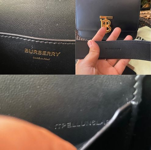 Burberry Authentic TB Belt Bag Leather Black - $555 (60% Off Retail