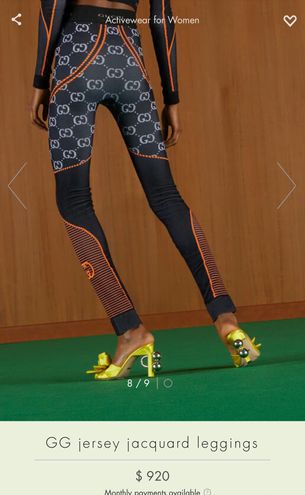 Gucci GG Jersey Jacquard Leggings