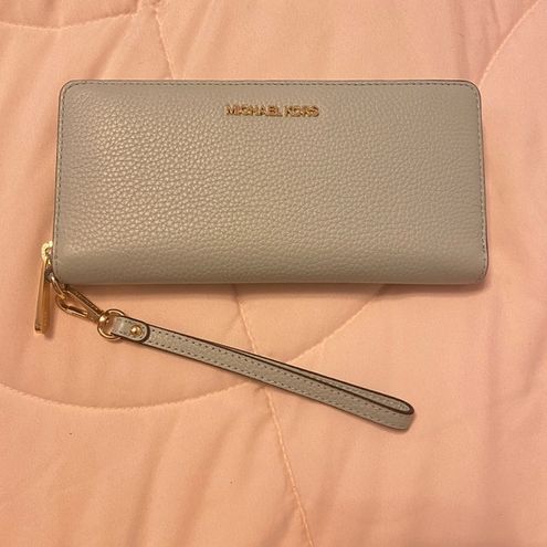 MICHAEL KORS WALLET - BROWN/BLUE Like New