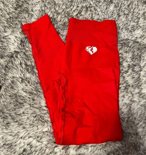 Power Seamless Leggings - Red