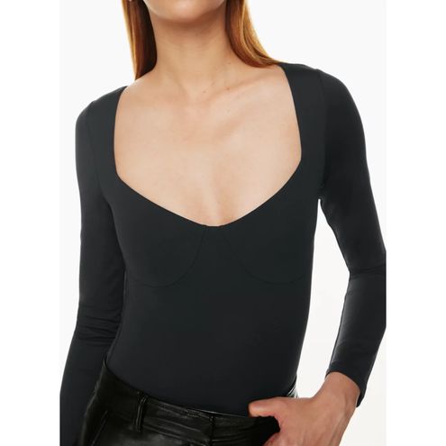 Never Pay Full Price for Contour Squareneck Longsleeve Bodysuit