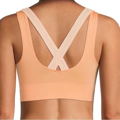 No Boundaries Juniors' Seamless Double Layered Bralette Size