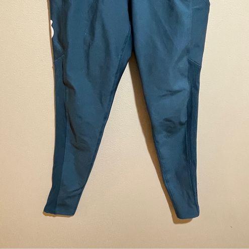 Peloton Show Up Ribbed Side Pocket Logo Leggings Size Large Cycling - $36 -  From Abigail