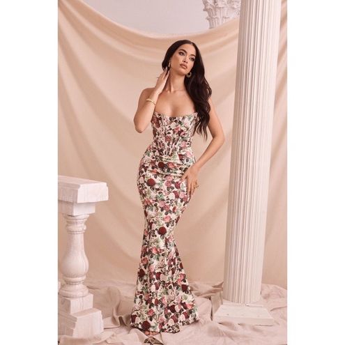 House Of CB Vintage Floral Malika Maxi Dress Multi Size L - $750 (25% Off  Retail) - From Melodie