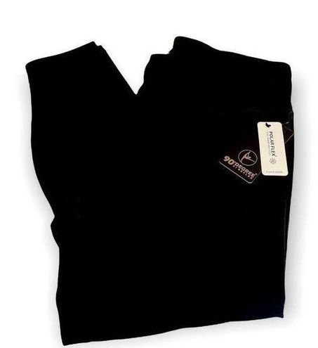90 Degree by Reflex Polar Flex Black Poly Spandex fleece legging Sz 3X -  $56 New With Tags - From Earlisha