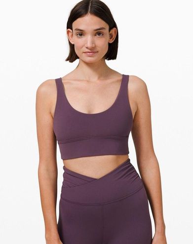 Lululemon align reversible bra a/b - size 4 - grape thistle/rhino grey -  $38 - From Johanna