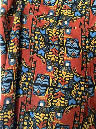 LuLaRoe Tc Leggings Brown Horse Size 14 - $14 (44% Off Retail