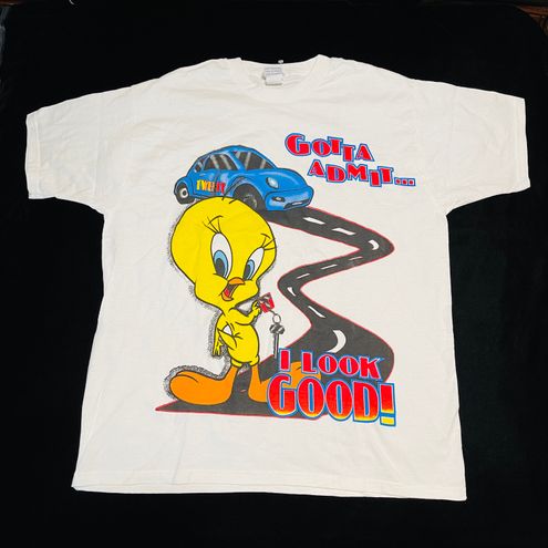 Looney Tunes Tweety Bird Vintage 90s T-Shirt 1998 Multiple Size XL