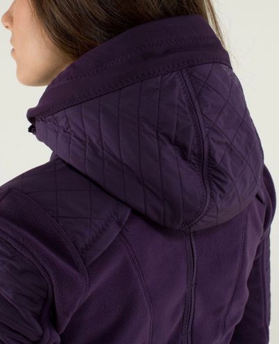 Lululemon EUC FLEECY KEEN JACKET Size 8 DEEP ZINFANDEL Purple - $134 (32%  Off Retail) - From Jersey