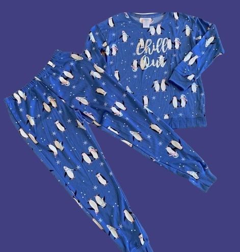 Secret Treasures Pajamas Set Fleece Lightweight NWT Long Sleeve Joggers  Womens Large Blue - $25 New With Tags - From Debbie