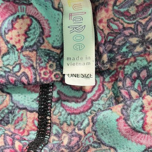 LulaRoe Leggings One Size Multicolor Geometric Pattern NWOT