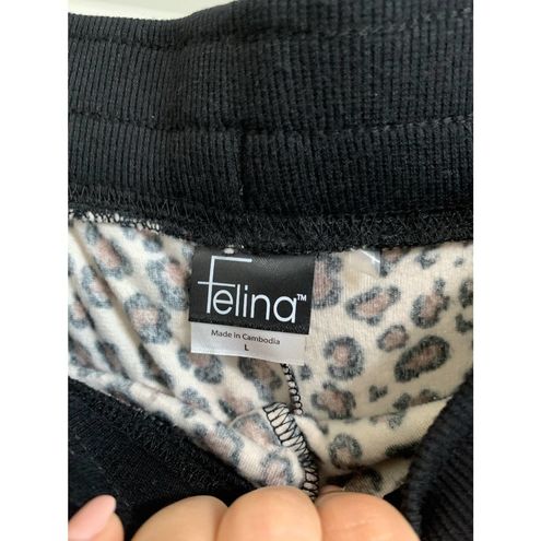 Felina Super Soft Printed Fleece Pajama pants size Large NEW Tan - $18 New  With Tags - From Marissa