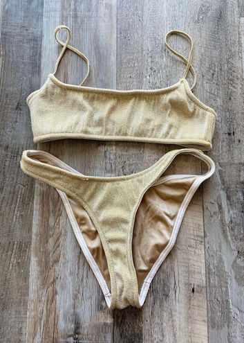 Triangl Gold Mica Bikini Size M - $105 (19% Off Retail) - From Jessica