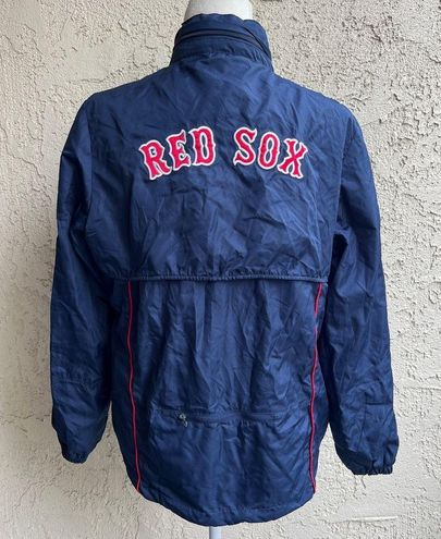 Red Sox G-III Sports Boston Women's Navy Blue Nylon Running Hoodie Jacket  Mint Size L - $59 (50% Off Retail) - From Danielle