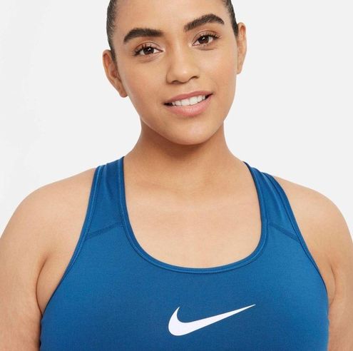 Nike Sports Bra NWT Plus Size Dri-Fit Unpadded Compression Court Blue Women's  1X - $23 New With Tags - From Tina