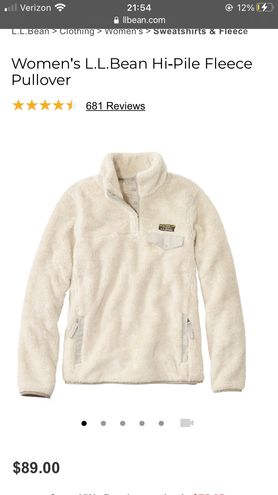 Women's L.L.Bean Hi-Pile Fleece Pullover